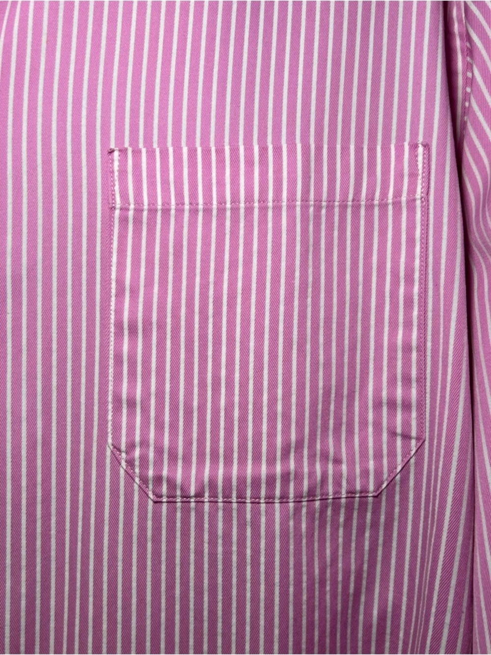 Thomas Pink Jermyn Street London Mens Pink White Striped Button Down Dress Shirt - Picture 9 of 14
